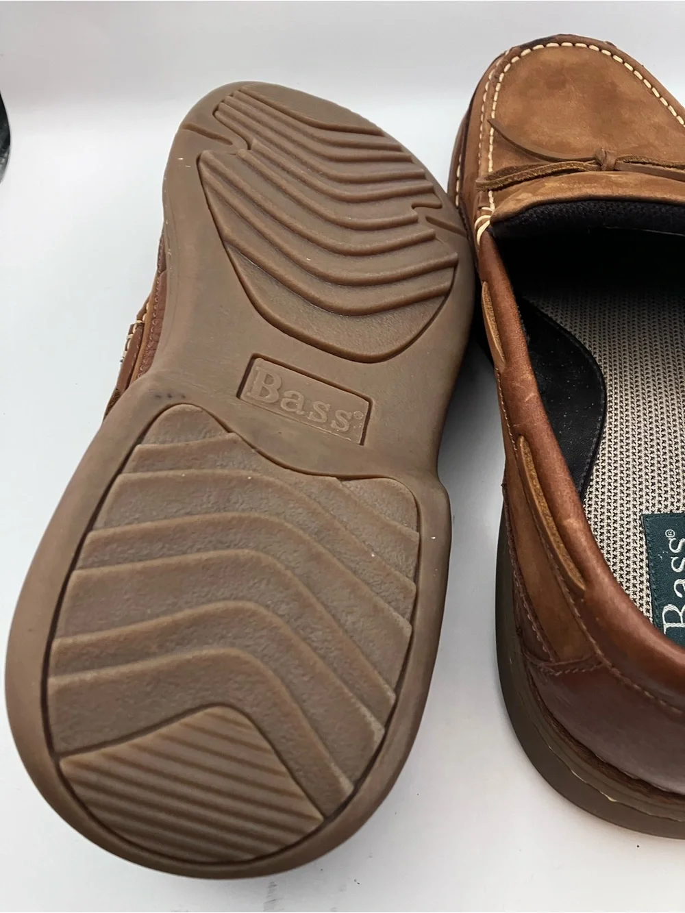 G.H. Bass & Co. Brown Suede Moc Toe Boat Shoes